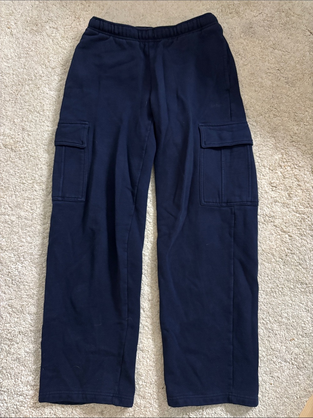 TNA navy blue cargo sweats